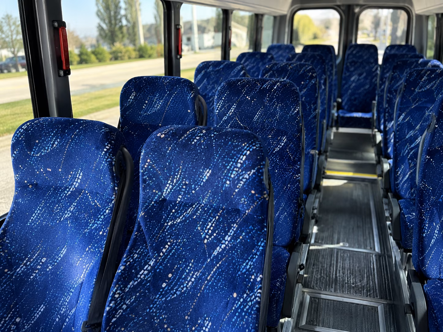 fremont 18 passenger minibus inside