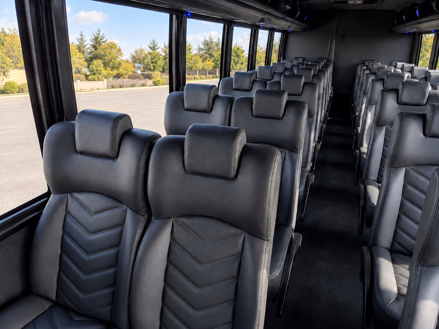fremont 20 passenger minibus inside