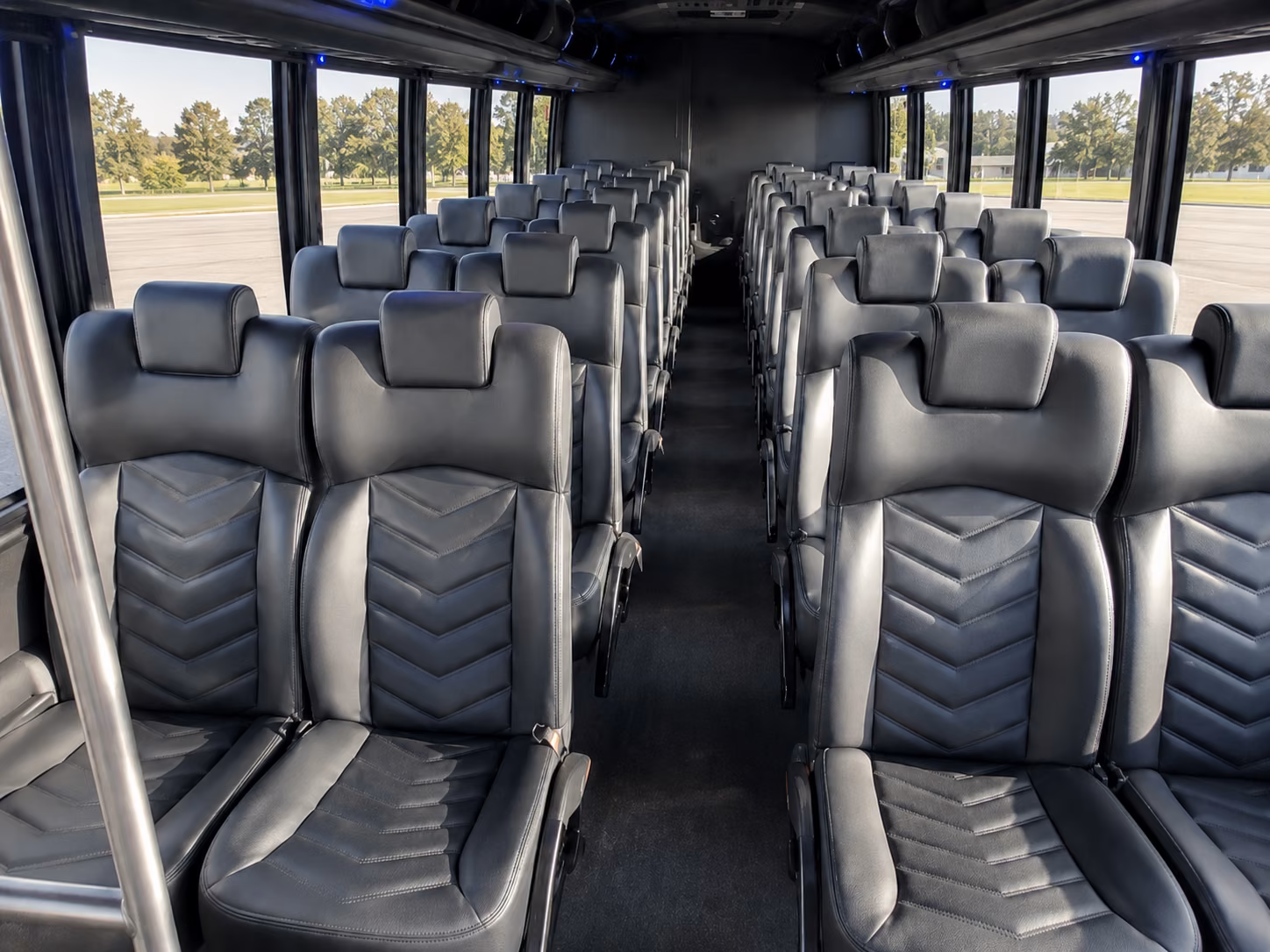 fremont 20 passenger minibus interior
