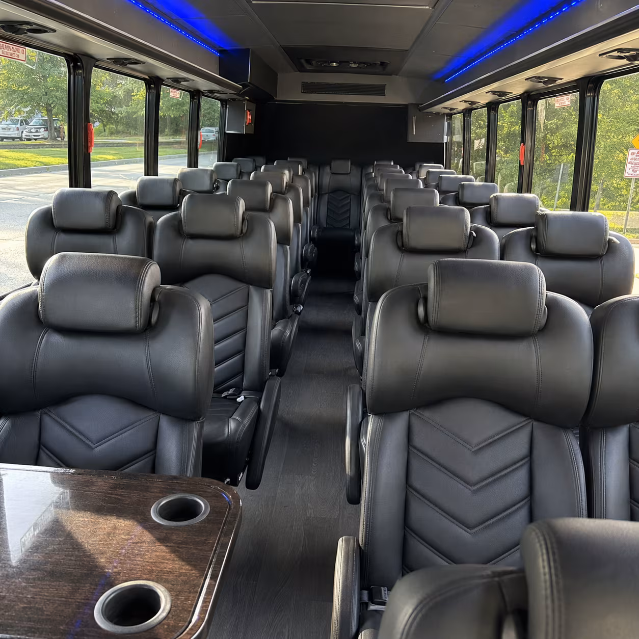 fremont 25 passenger minibus inside