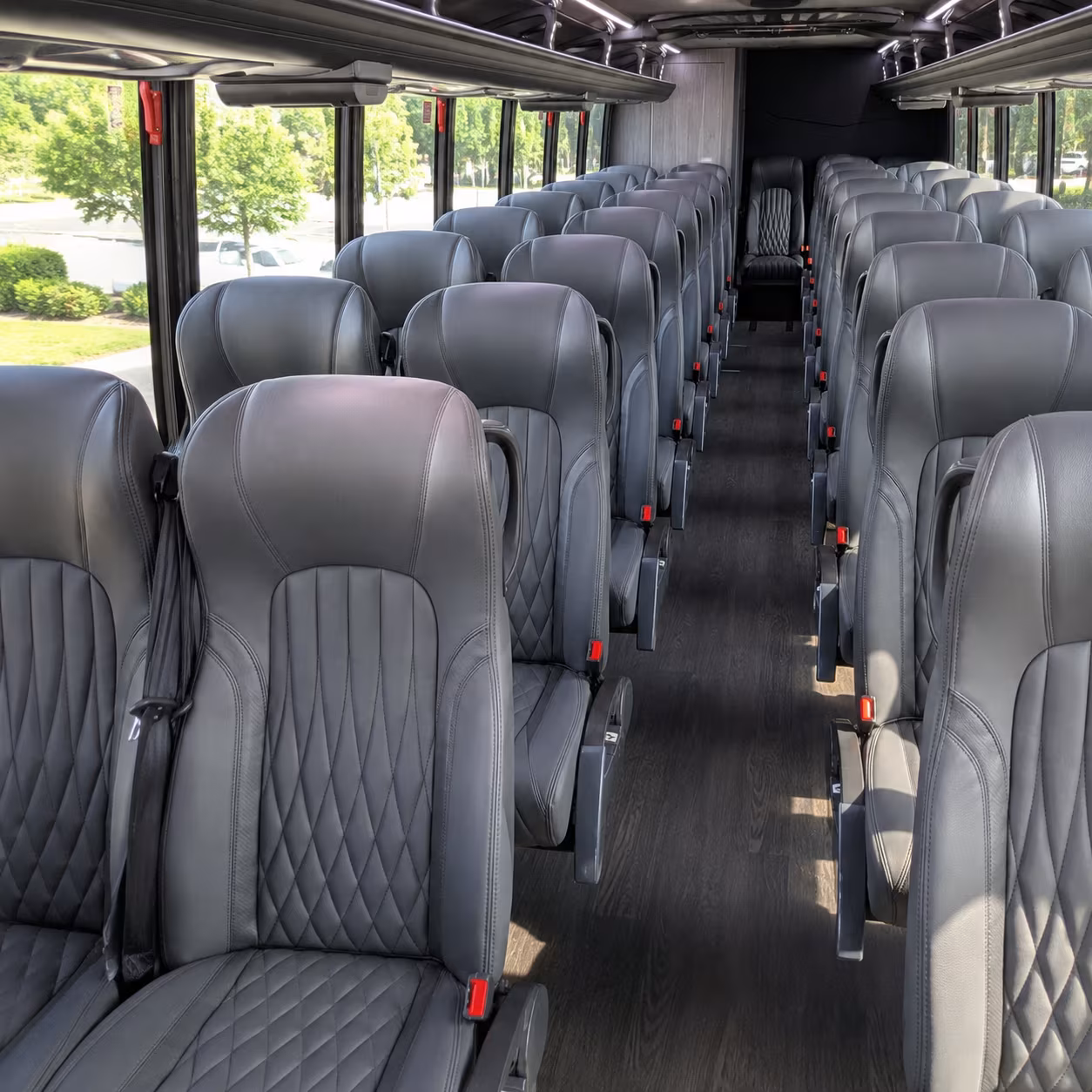 fremont 25 passenger minibus interior