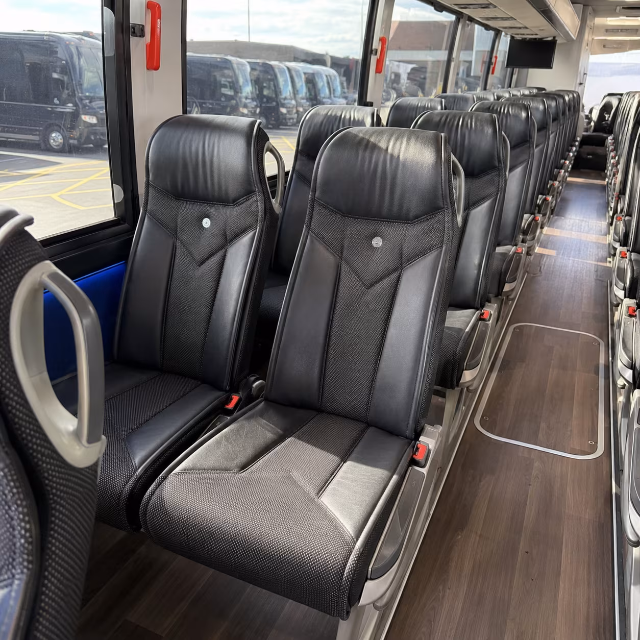 fremont 40 passenger charter bus interior