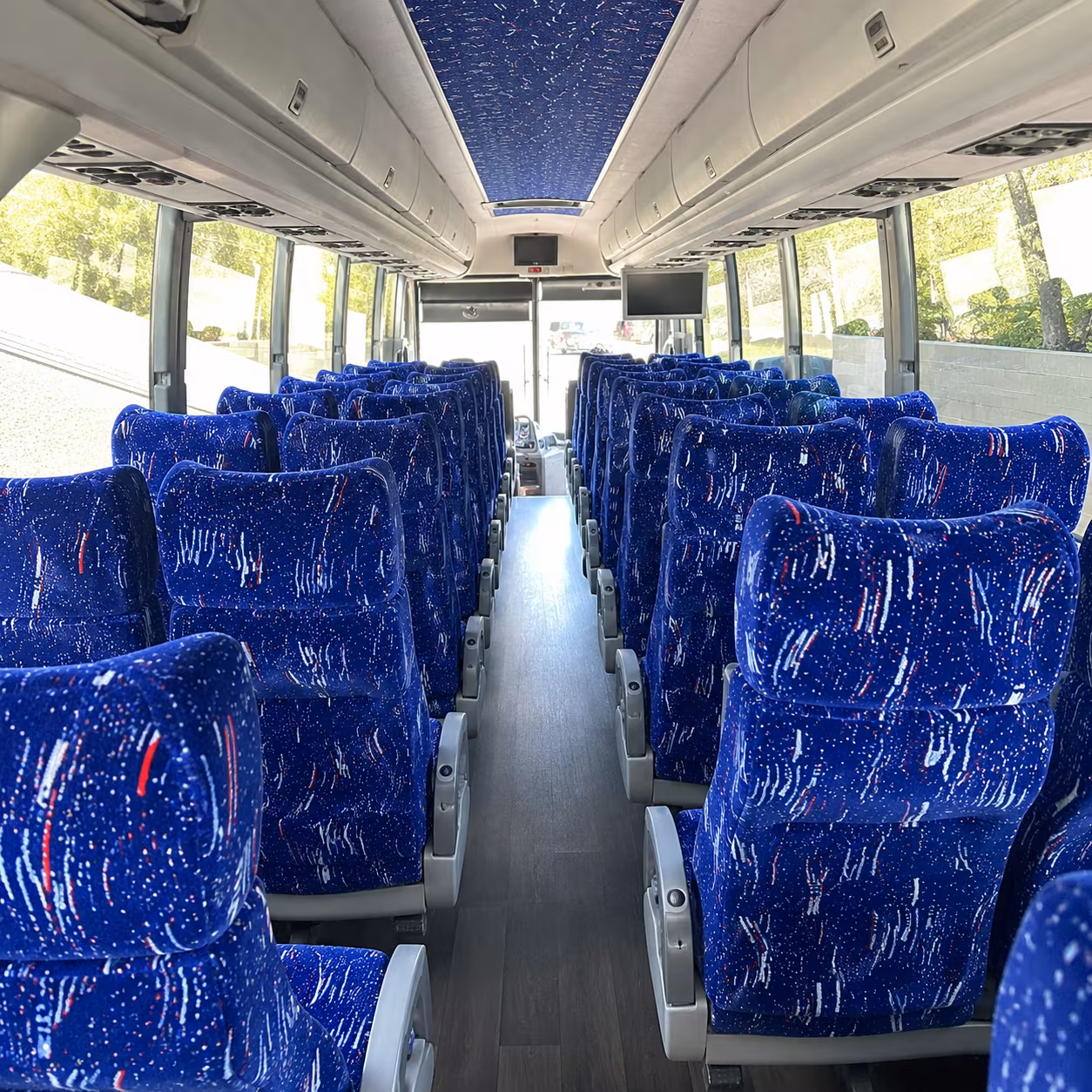 fremont 50 passenger charter bus interior