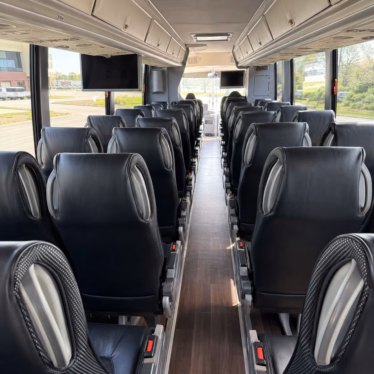 fremont 56 passenger charter bus inside