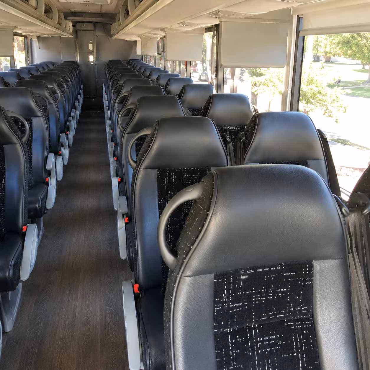 fremont charter bus interior